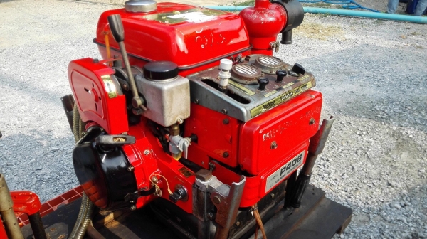 ปั้มน้ำดับเพลิงเก่าญี่ปุ่น TOHATSU FIREPUMP JAPAN เครื่องยนต์ เบนซิน 45 PS ท่อ 3 นิ้ว เข้ามา 4 ตัว ????#ขายตามสภาพ????
