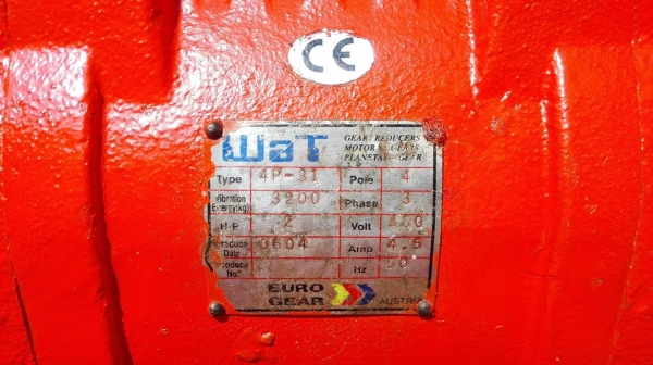 มอเตอร์เขย่างานยุโรป WAT AUSTRIA ขนาด 2 HP 4 POLE 380V เข้ามา 2 ตัว สภาพสวยตัวใหญ่รุ่นงานหนักพร้อมใช