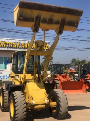 ขายรถตักล้อยาง KOMATSU WA100-3 นำเข้าเองจากญี่ปุ่น สภาพสวยพร้อมใช้ มีVDOการทำงานครับ