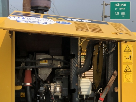 ขายรถตักล้อยาง KOMATSU WA100-5 นำเข้าเองจากญี่ปุ่น สภาพสวยพร้อมใช้ มีVDOการทำงานครับ