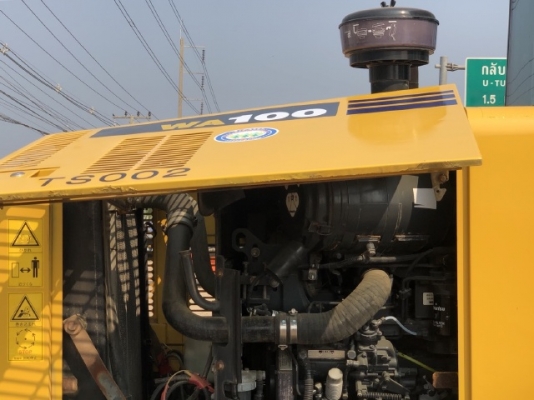 ขายรถตักล้อยาง KOMATSU WA100-5 นำเข้าเองจากญี่ปุ่น สภาพสวยพร้อมใช้ มีVDOการทำงานครับ