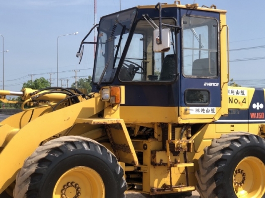 ขายรถตักล้อยาง KOMATSU WA150-1 นำเข้าเองจากญี่ปุ่น สภาพสวยพร้อมใช้ มีVDOการทำงานครับ