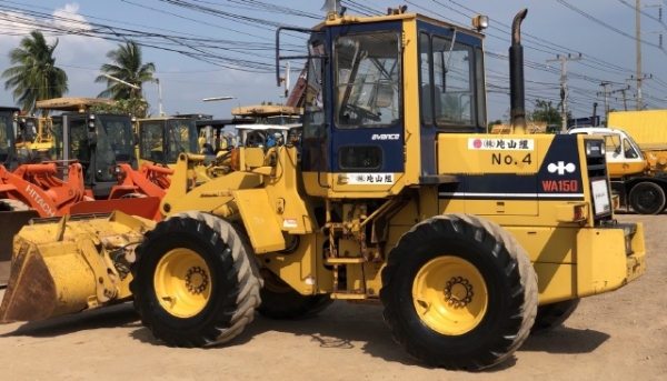 ขายรถตักล้อยาง KOMATSU WA150-1 นำเข้าเองจากญี่ปุ่น สภาพสวยพร้อมใช้ มีVDOการทำงานครับ