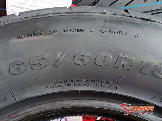 RAIDEN VIPER RD1R 265/60R18 ยางSemi Soft ปี20 ราคาพิเศษ