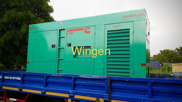 Cummins 200 kva  USA. ลดราคาพิเศษพร้อมจัดส่งติดตั้งฟรี