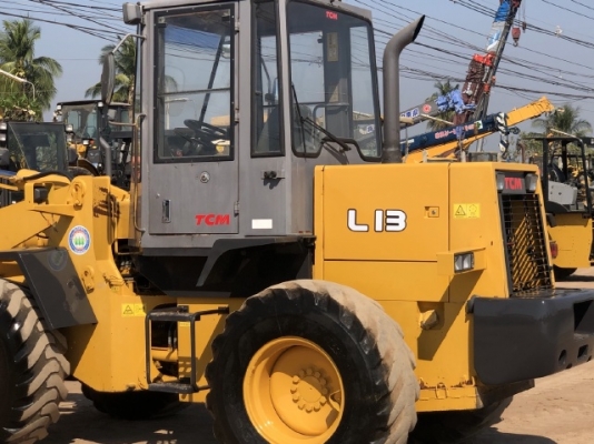 ขายรถตักล้อยาง TCM L13 แขนยาวพิเศษ นำเข้าเองจากญี่ปุ่น สภาพสวยพร้อมใช้ มีVDOการทำงานครับ