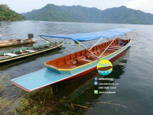 ต่อเรือโดยสารไม้ ขนาด 12 เมตร