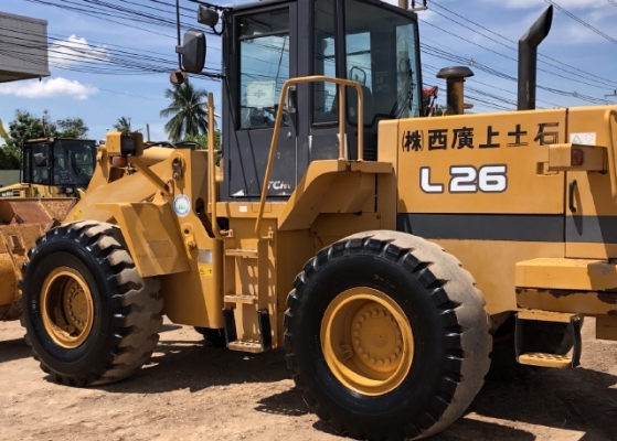 ขายรถตักล้อยาง TCM L26 นำเข้าเองจากญี่ปุ่น สภาพสวยพร้อมใช้ มีVDOการทำงานครับ