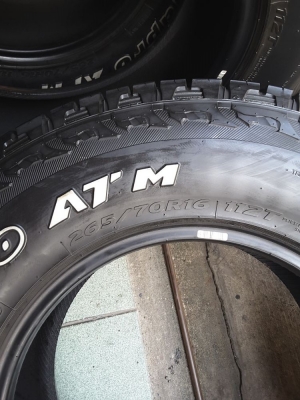 Hankook AT-M 265-70-16 ปลายปี17 สภาพใหม่ สวยๆ 1ชุด