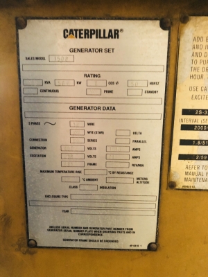 CAT 3508 700kVA prime ขาย 880,000 บาท