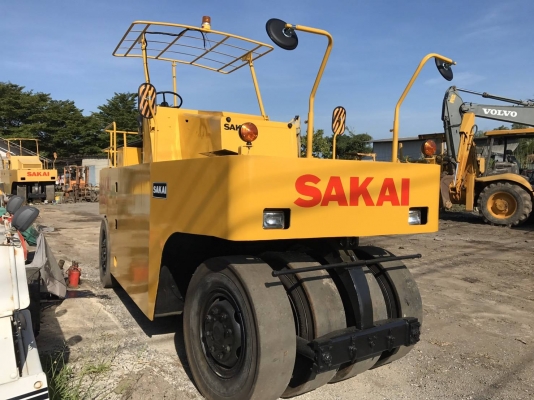 รถบดล้อยาง9ล้อ SAKAI TS150 พวงมาลัยเพาวเวอร ระบบน้ำครบ เอกสารเล่มทะเบียน พร้อมลงงาน..