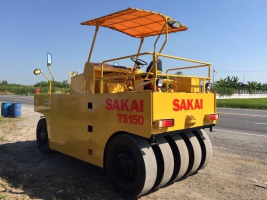 รถบดล้อยาง9ล้อ SAKAI TS150 พวงมาลัยเพาวเวอร ระบบน้ำครบ เอกสารเล่มทะเบียน พร้อมลงงาน.. รถบดล้อยาง9ล้อ SAKAI TS150 พวงมาลัยเพาวเวอร ระบบน้ำครบ เอกสารเล่มทะเบียน พร้อมลงงาน..