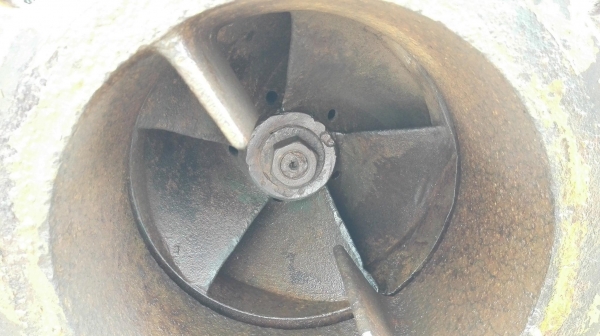 หัวปั้มน้ำหอยโข่งญี่ปุ่น TORISHIMA PUMP JAPAN ขนาดท่อ 8&rdquo;- 8&rdquo; H 12 m / Q 500 m3/Hr ใช้กับมอเตอร์ 40-60 HP เข้าใหม่หมุนนิ่มพร้อมใช้