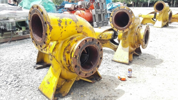 หัวปั้มน้ำหอยโข่งญี่ปุ่น TORISHIMA PUMP JAPAN ขนาดท่อ 8&rdquo;- 8&rdquo; H 12 m / Q 500 m3/Hr ใช้กับมอเตอร์ 40-60 HP เข้าใหม่หมุนนิ่มพร้อมใช้