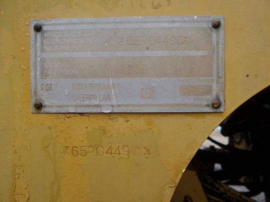 ขายรถตัก CAT950E 65R4897 สภาพพร้อมใช้งาน เอกสารใบแจ้งจำหน่ายห้างเมโทร ขายรถตัก CAT950E 65R4897 สภาพพร้อมใช้งาน เอกสารใบแจ้งจำหน่ายห้างเมโทร