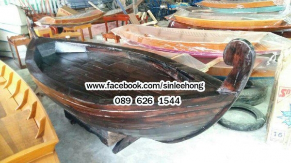 เรือไม้แบบโต๊ะ ยาว 3 เมตร สูง 120 ซม (ส่งทั่วประเทศ) เรือไม้แบบโต๊ะ ยาว 3 เมตร สูง 120 ซม (ส่งทั่วประเทศ)