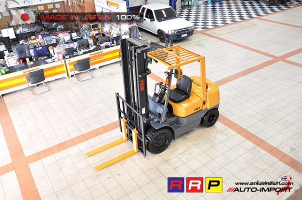 ขายรถโฟล์คลิฟท์มือสอง TCM รุ่น FHD30Z5- นำเข้าจากประเทศญี่ปุ่น 100\% ไม่เคยใช้งานในไทย