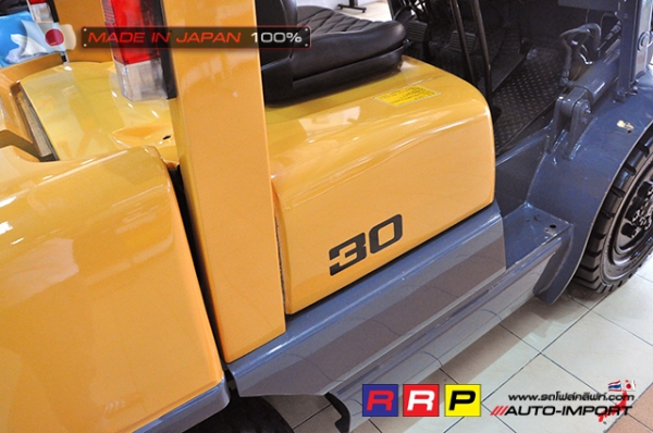 ขายรถโฟล์คลิฟท์มือสอง TCM รุ่น FHD30Z5- นำเข้าจากประเทศญี่ปุ่น 100\% ไม่เคยใช้งานในไทย