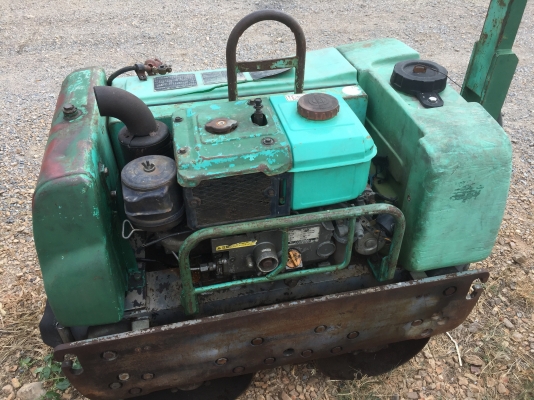 รถบดเดินตาม 2เพลา สั่นดี