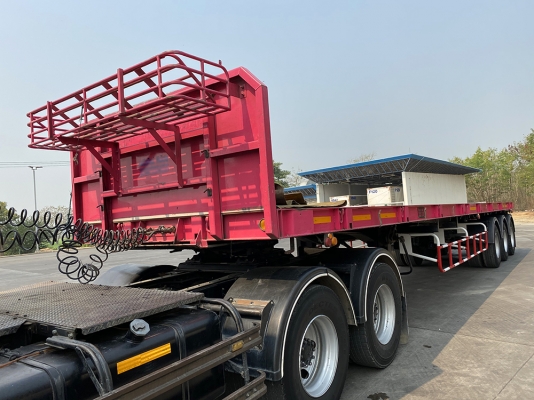 ISUZU 360 ท่อไอดีทอง พร้อมหางพื้นเรียบพนัสปี 60 ยาว 12.50 เมตร พื้นกระบะเรียบเนียน บรรทุกของได้ 33 ต