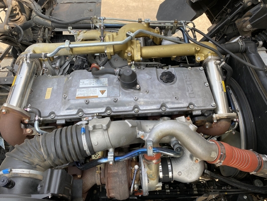 ISUZU 360 ท่อไอดีทอง พร้อมหางพื้นเรียบพนัสปี 60 ยาว 12.50 เมตร พื้นกระบะเรียบเนียน บรรทุกของได้ 33 ต