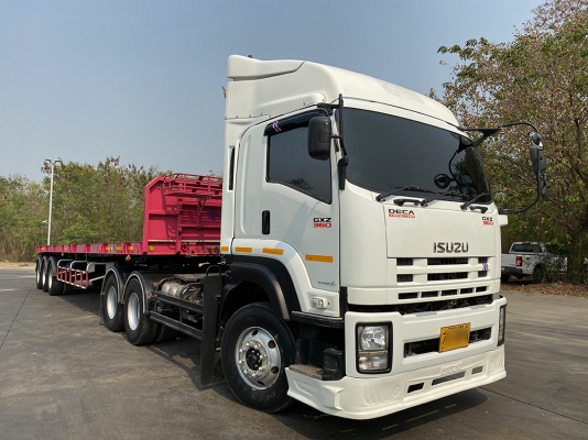 ISUZU 360 ท่อไอดีทอง พร้อมหางพื้นเรียบพนัสปี 60 ยาว 12.50 เมตร พื้นกระบะเรียบเนียน บรรทุกของได้ 33 ต ISUZU 360 ท่อไอดีทอง พร้อมหางพื้นเรียบพนัสปี 60 ยาว 12.50 เมตร พื้นกระบะเรียบเนียน บรรทุกของได้ 33 ต