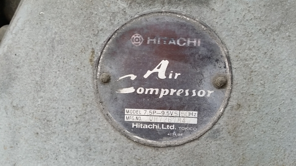 ปั้มลมญี่ปุ่น ฮิตาชิ 10แรง ไม่มีมอเตอร์
