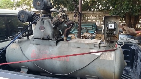 ปั้มลมญี่ปุ่น ฮิตาชิ 10แรง ไม่มีมอเตอร์