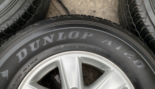 ล้อแม็ก ISUZU D-Max All New ขอบ 16 แถมยาง 255-70-16 Dunlop ปี 13 ล้อแม็ก ISUZU D-Max All New ขอบ 16 แถมยาง 255-70-16 Dunlop ปี 13