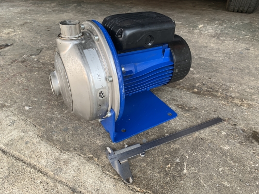 ขายปั๊มน้ำหัวสแตนเลส Lowara 0.5HP. 220V ไฟบ้าน made in Italy แรงดันสูง สภาพสวย หมุนนิ่ม พร้อมใช้งาน