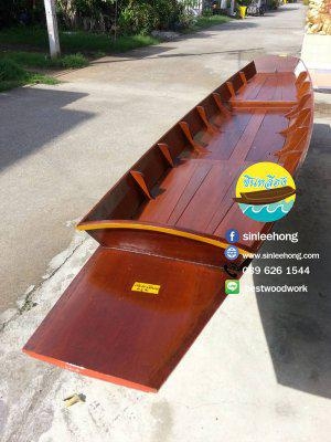 เรือไม้ตะเคียนทอง 4.5เมตร (ส่งทั่วประเทศ)