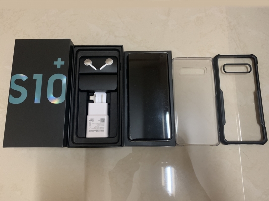 ขายมือถือ Samsung S10 Plus 128 GB Prism Green เครื่องศูนย์ Ais