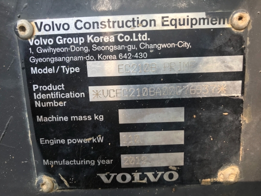 ขาย 890,000 VOLVO EC210B เล่มทะเบียน ทำงาน 10,600 ชม.ไฟฟ้าครบ เครื่องดี ปั้มแรง เอวแน่น แอร์ฉ่ำช่วงล่างเต็ม รถสวยพร้อมใช้เอกสารเล่มพร้อมโอน รถอยู่ ภาคอืสาน 090-772-3710 090-772-3708