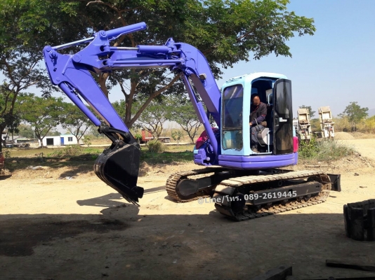 ขายรถขุด Komatsu PC75UU-2 เครื่องยนต์komatsu-4D95L, คอนโทรลน้ำมัน, ปั๊มนิ้ว, หัวตู้แอร์เย็น, แทรคเหล็กก๊อบยาง, รถเดิมใช้งานบริษัท