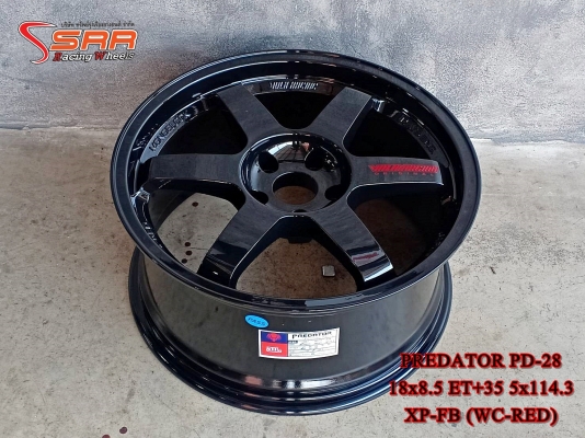 PREDATOR PD-28 ขอบ18 ET+35 5x114.3 XP-FB (WC-RED) PREDATOR PD-28 ขอบ18 ET+35 5x114.3 XP-FB (WC-RED)