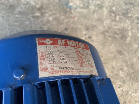 ขายมอเตอร์เกียร์ Cycro drive Sumitomo 3HP. 380V อัตราทด 1:6 made in Japan เพลาออกประมาณ 240 รอบต่อนาที สภาพสวย พร้อมใช้งาน ขายมอเตอร์เกียร์ Cycro drive Sumitomo 3HP. 380V อัตราทด 1:6 made in Japan เพลาออกประมาณ 240 รอบต่อนาที สภาพสวย พร้อมใช้งาน