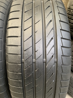 ล้อแม็ก Mazda 3 ขอบ 18 สีดำ แถมยาง 215-45-18 Dunlop ปี 16