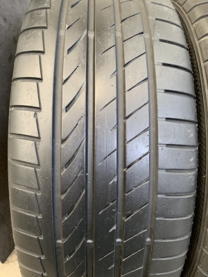 ล้อแม็ก Mazda 3 ขอบ 18 สีดำ แถมยาง 215-45-18 Dunlop ปี 16