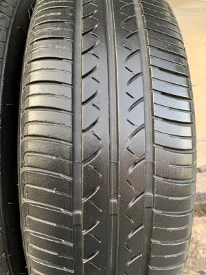 ล้อแม็ก Nissan March ขอบ 15 พร้อมยาง 175-65-15 Maxxis ปี 18 สภาพดี