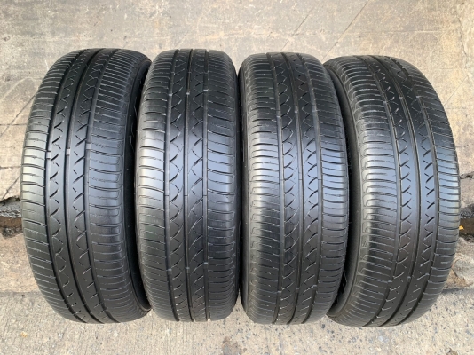 ล้อแม็ก Nissan March ขอบ 15 พร้อมยาง 175-65-15 Maxxis ปี 18 สภาพดี