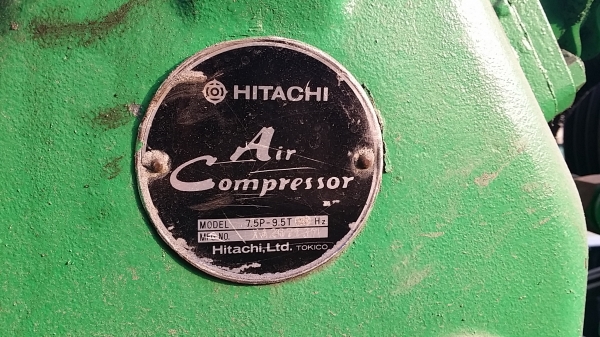 ปั้มลมญี่ปุ่น ฮิตาชิ 10 แรง ไฟ380