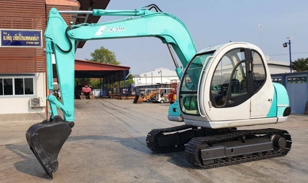 ขายด่วน530,000บาทรถแบคโฮKOBELCOโกเบโก้SK60-5มารค์ไฟ้รุ่นยอดนิยมสวยๆเทียบเท่าPC60เครื่อง4สูบ4JB1เครื่องดีปั่มแรงไฟฟ้าครบซีเรียสุงรถนอกเพิ่งนำเข้ามาใหม่ยังไม่เคยใช้งานในเมืองไทยเลย