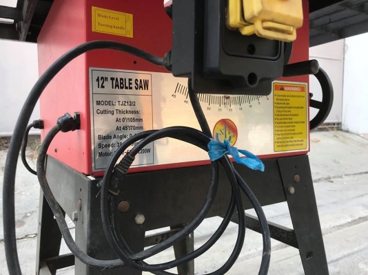 เลื่อยวงเดือน 12นิ้ว(Table saw)