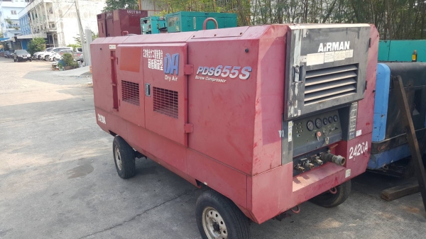 AIRMAN PDS 655 S เครื่อง Hino JO8C พร้อมใช้งาน เครื่องพึ่งเปิดตู้ 22-1-2020 ครับ ราคา 590,000 บาท สน