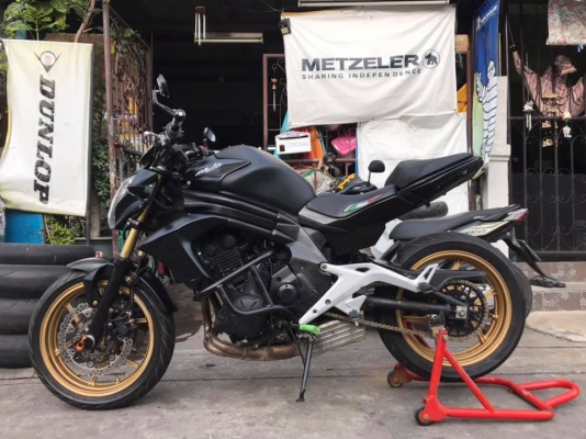 Kawasaki Er6n ปี 2013 สีดำ รถสวยมาก