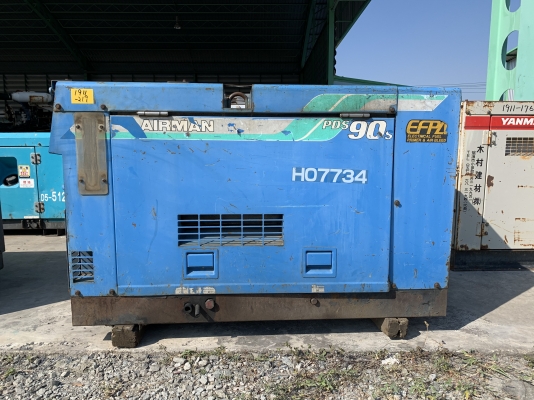 ปั้มลม AIRMAN PDS90S สภาพสวย นำเข้าจากญี่ปุ่น ราคาถูกครับ