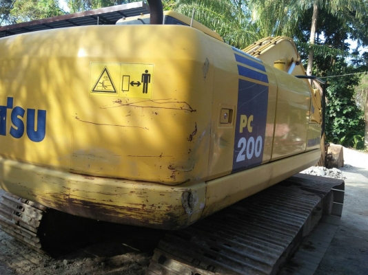 ขายแบคโฮ KOMATSU PC 200-7 แอร์ไฟฟ้าเต็ม สภาพสวย สนใจโทร 081-970-1072 ขายแบคโฮ KOMATSU PC 200-7 แอร์ไฟฟ้าเต็ม สภาพสวย สนใจโทร 081-970-1072