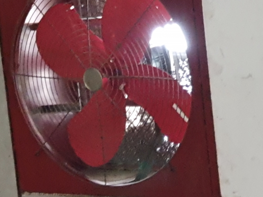 พัดลมโรงงานขนาด40นิ้วมี5ตัวๆละ4000บาท