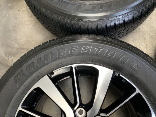 ล้อแม็ก Mitsu All New Pajero Sport ตัวท๊อป ขอบ 18 พร้อมยาง 265-60-18 Bridgestone ปลายปี 15