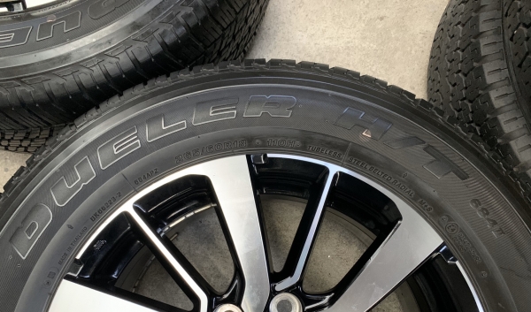 ล้อแม็ก Mitsu All New Pajero Sport ตัวท๊อป ขอบ 18 พร้อมยาง 265-60-18 Bridgestone ปลายปี 15